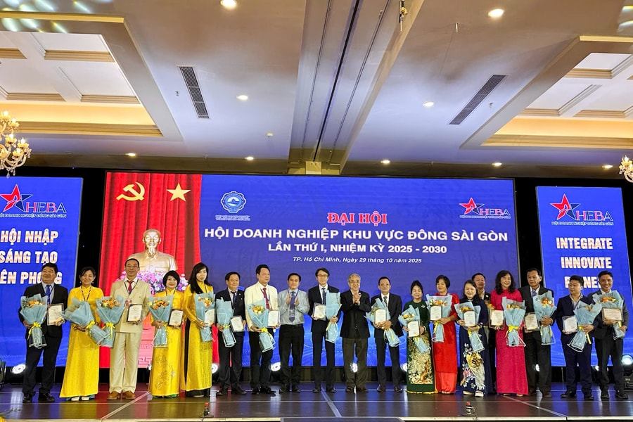 Đại hội lần thứ I Hội Doanh nghiệp Đông Sài Gòn nhiệm kỳ 2025 - 2030: Đoàn kết, hội nhập và phát triển bền vững