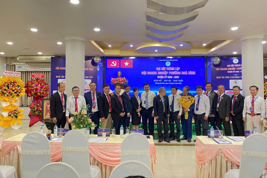 Đại hội thành lập Hội Doanh nghiệp phường Hòa Bình: Chung tay xây dựng cộng đồng doanh nhân vững mạnh