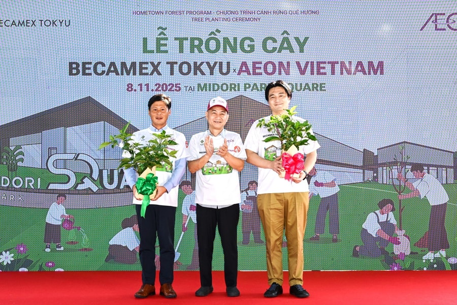 Becamex Tokyu và Aeon Việt Nam lan tỏa thông điệp xanh qua Ngày hội trồng cây