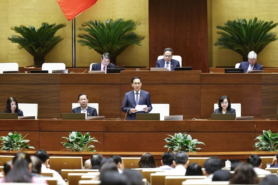 Hôm nay, Quốc hội nghe Chủ tịch nước trình bày Tờ trình đề nghị phê chuẩn Hiệp định đối ngoại