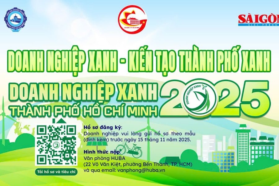 HUBA phát động Danh hiệu “Doanh nghiệp Xanh 2025”: Thúc đẩy Chuyển đổi Xanh trong cộng đồng doanh nghiệp