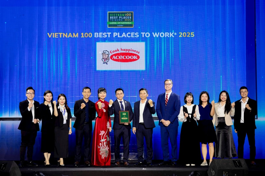 Acecook Việt Nam 10 năm liên tiếp vào Top 100 nơi làm việc tốt nhất Việt Nam