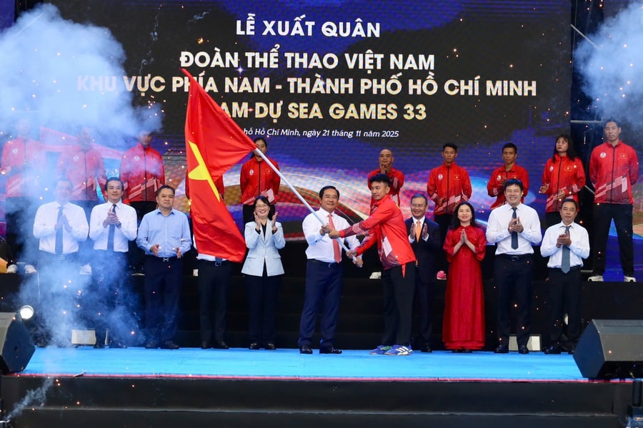 Đoàn Thể thao Việt Nam khu vực phía Nam khí thế xuất quân dự SEA Games 33
