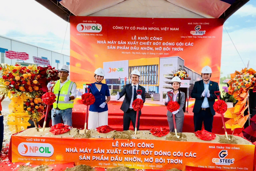 NPOIL Việt Nam xây dựng nhà máy dầu nhờn quy mô lớn tại Tây Ninh