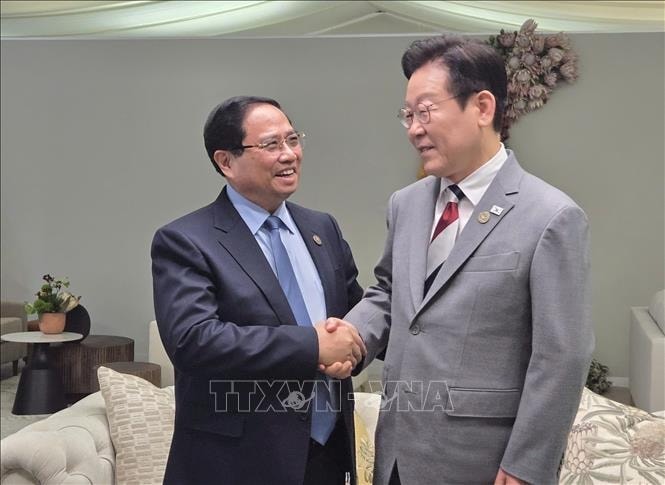 Thủ tướng Phạm Minh Chính gặp song phương lãnh đạo Hàn Quốc, Ấn Độ, Tây Ban Nha tại Hội nghị Thượng đỉnh G20