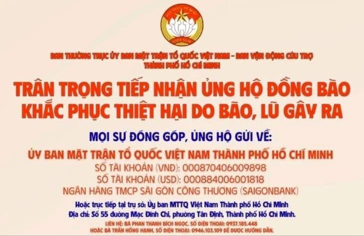 TP.HCM dừng tiếp nhận hàng hóa cứu trợ, tiếp tục vận động ủng hộ qua tài khoản