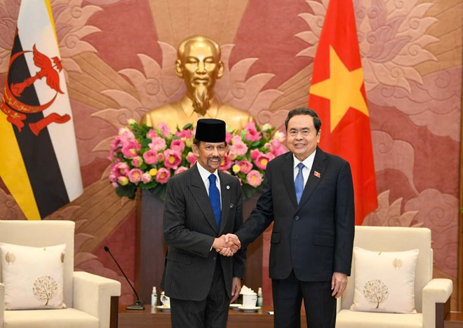 Chủ tịch Quốc hội nhất trí thúc đẩy hợp tác nghị viện giữa Việt Nam và Brunei