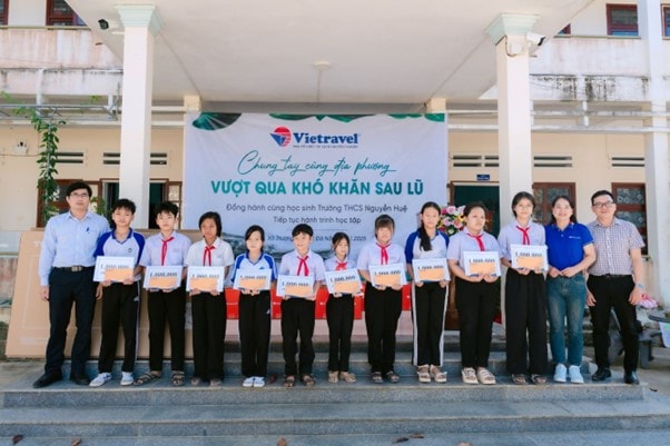 Vietravel chung tay hỗ trợ đồng bào tại các vùng thiên tai