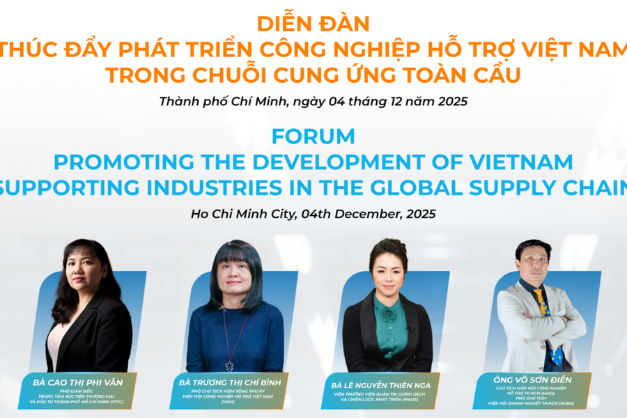 Sắp diễn ra Diễn đàn cấp quốc gia thúc đẩy phát triển Công nghiệp hỗ trợ Việt Nam