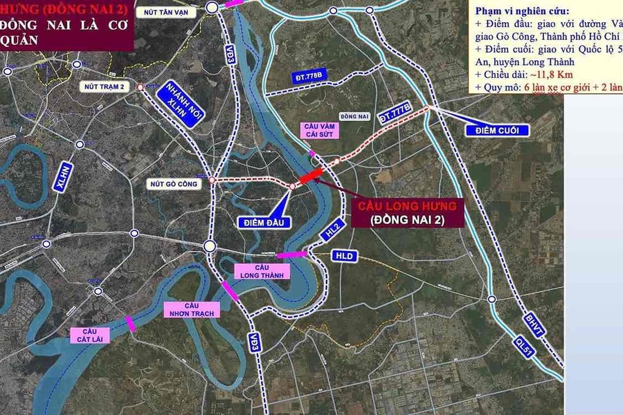 Đồng Nai chấp thuận nhà đầu tư đề xuất dự án cầu Long Hưng kết nối trực tiếp TP.HCM