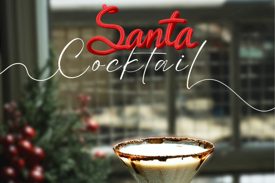Santa Cocktail – hương vị Giáng sinh trên Rooftop Garden Bar