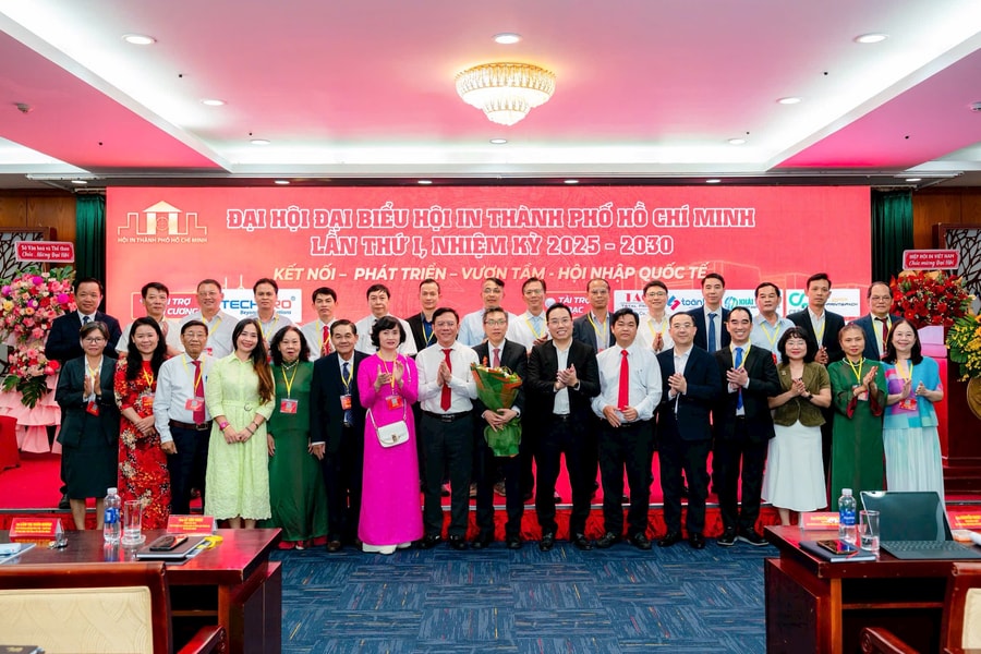 Ông Ngô Anh Tuấn được tín nhiệm giữ chức Chủ tịch Hội In TP.HCM nhiệm kỳ 2025 - 2030