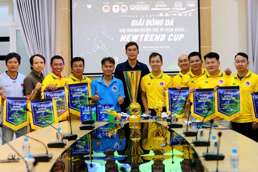 Giải bóng đá YBA HCM 2025 tiến hành bốc thăm chia bảng