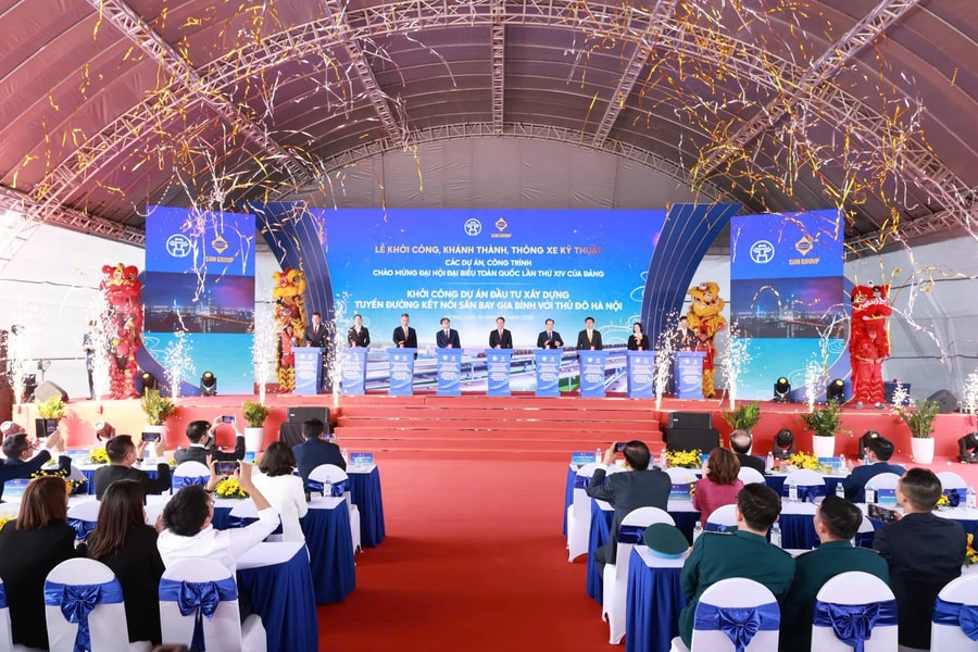 Hà Nội khởi công tuyến đường kết nối sân bay Gia Bình với tổng vốn gần 33.000 tỷ đồng