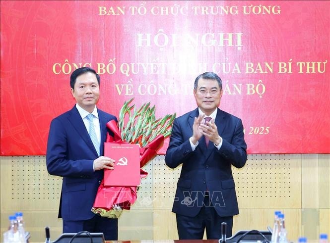 Ban Tổ chức Trung ương công bố quyết định của Ban Bí thư về công tác cán bộ