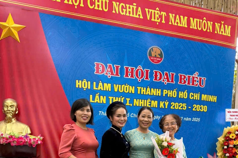 Hội Làm vườn TP.HCM ra mắt Ban Chấp hành nhiệm kỳ mới, thúc đẩy kinh tế VAC bền vững