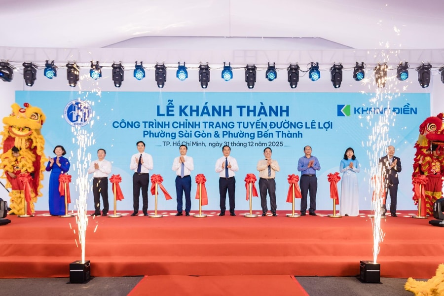TP.HCM khánh thành công trình chỉnh trang đường Lê Lợi