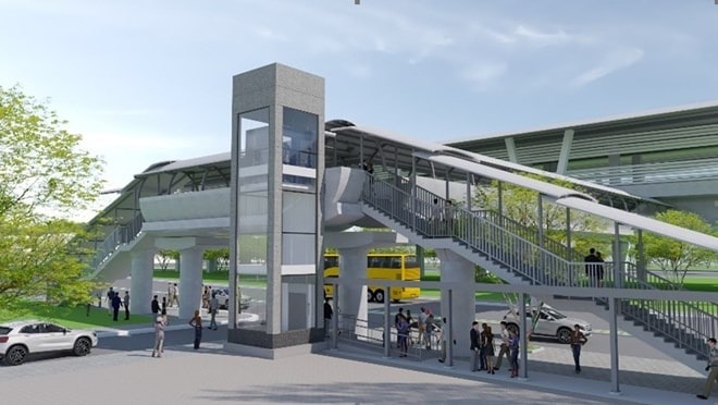 TP.HCM đầu tư thang máy tại các cầu đi bộ tuyến Metro số 1