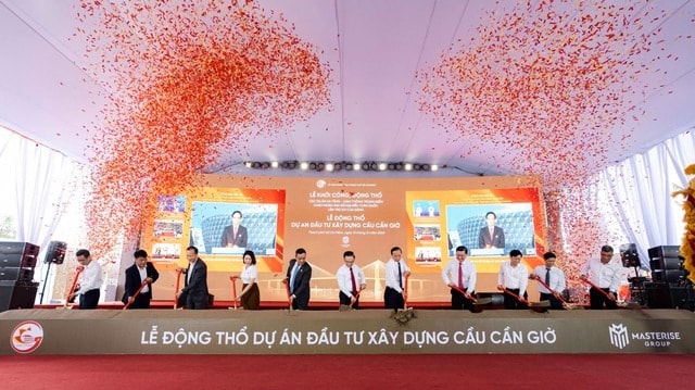 Chính thức động thổ hai dự án hạ tầng giao thông trọng điểm: Cầu Phú Mỹ 2 và Cầu Cần Giờ