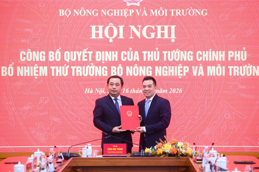 Ông Đặng Ngọc Điệp làm Thứ trưởng Bộ Nông nghiệp và Môi trường