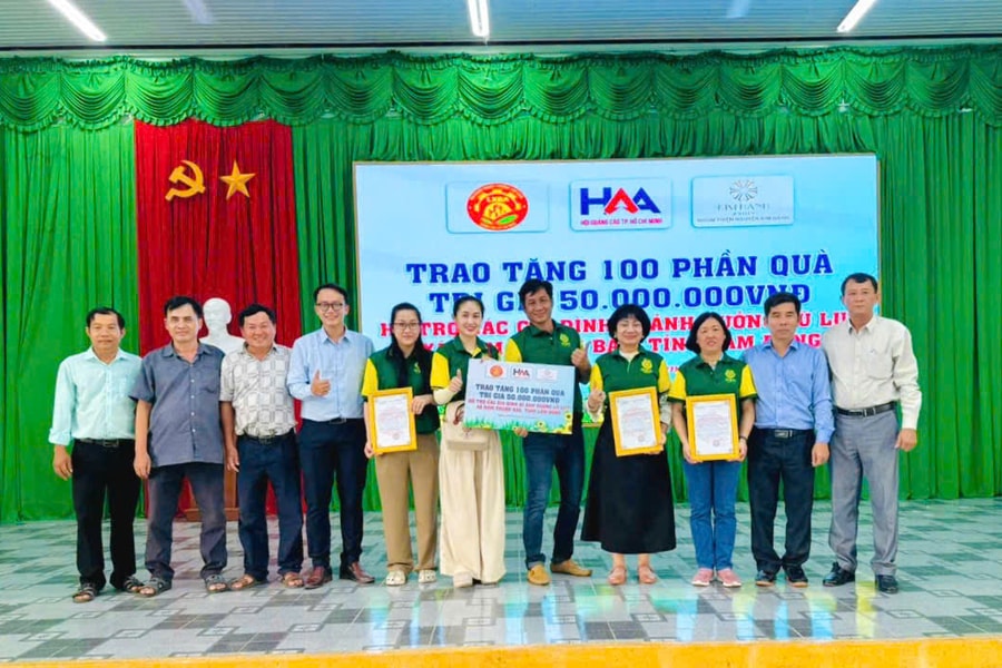 HAA: Chung tay mang tết ấm đến người dân vùng ven TP.HCM