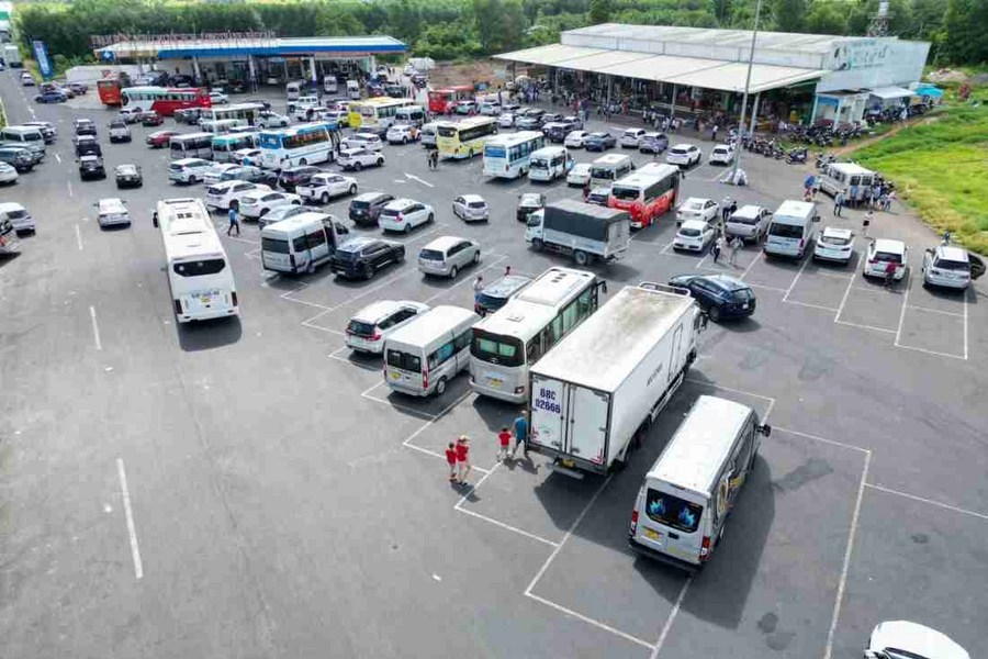 Từ ngày 26/1, trạm dừng nghỉ cao tốc Vĩnh Hảo - Phan Thiết hoạt động trở lại