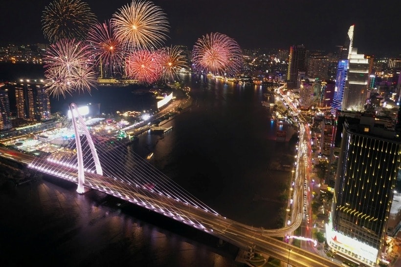 TP.HCM bắn pháo hoa tại 17 điểm dịp Tết Nguyên đán Bính Ngọ 2026
