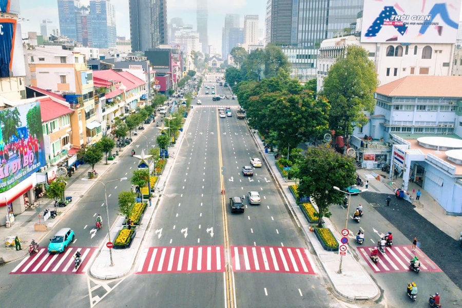 TP.HCM phân luồng, điều chỉnh giao thông khu vực trung tâm phục vụ trong dịp Tết