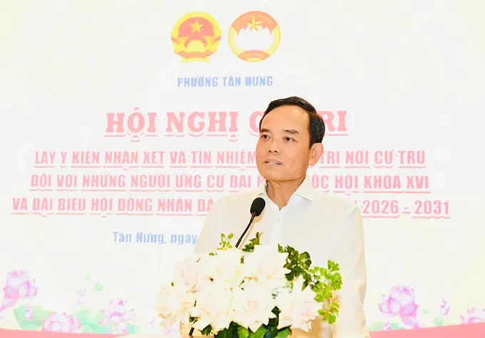 Cử tri tín nhiệm tuyệt đối, giới thiệu Bí thư Thành ủy TP.HCM Trần Lưu Quang ứng cử đại biểu Quốc hội khóa XVI