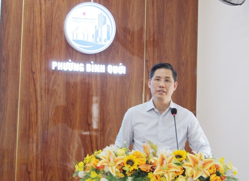 Luật sư Nguyễn Hải Nam tiếp xúc cử tri tại phường Thạnh Mỹ Tây và Bình Quới, TP.HCM