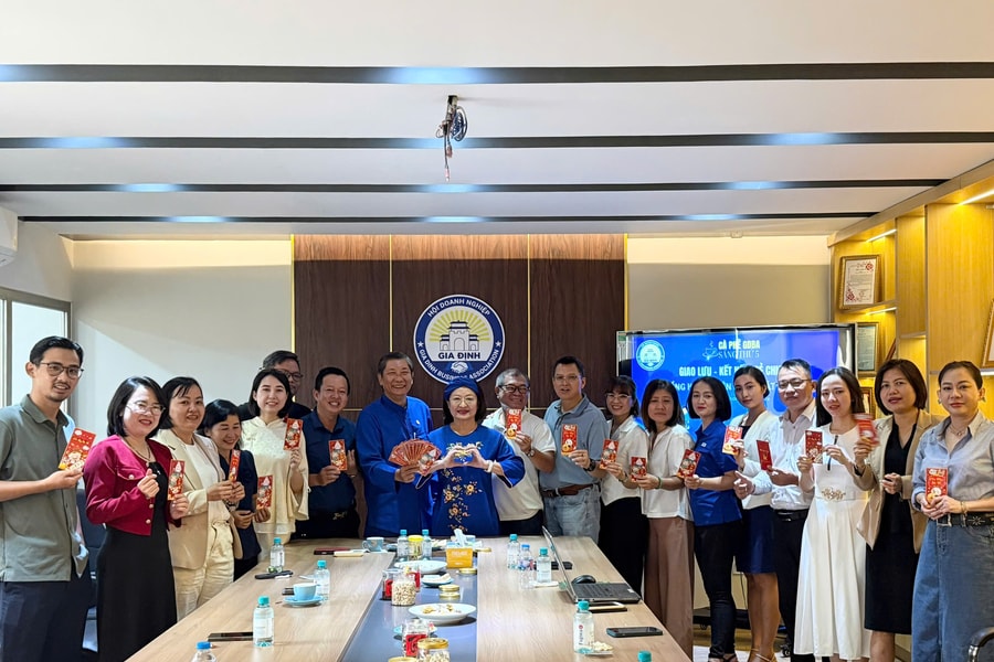 Hội Doanh nghiệp phường Gia Định tổ chức chương trình “Cà phê doanh nhân” đầu năm 2026