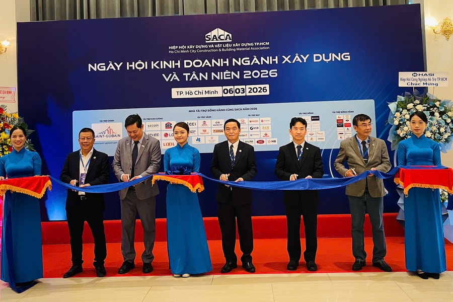 Ngày hội Kinh doanh SACA 2026: Tăng kết nối, mở rộng hợp tác trong ngành xây dựng