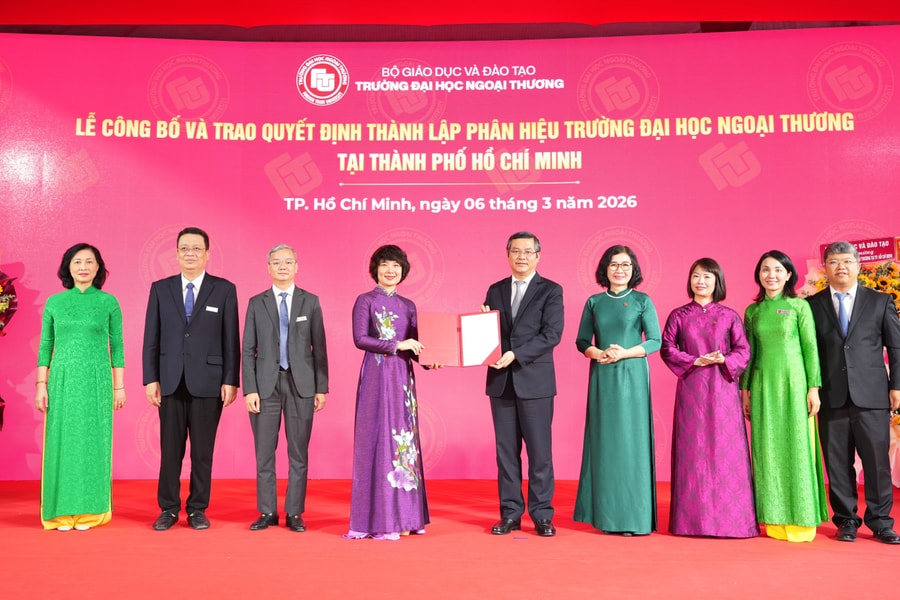 Trường Đại học Ngoại thương thành lập Phân hiệu tại TP.HCM