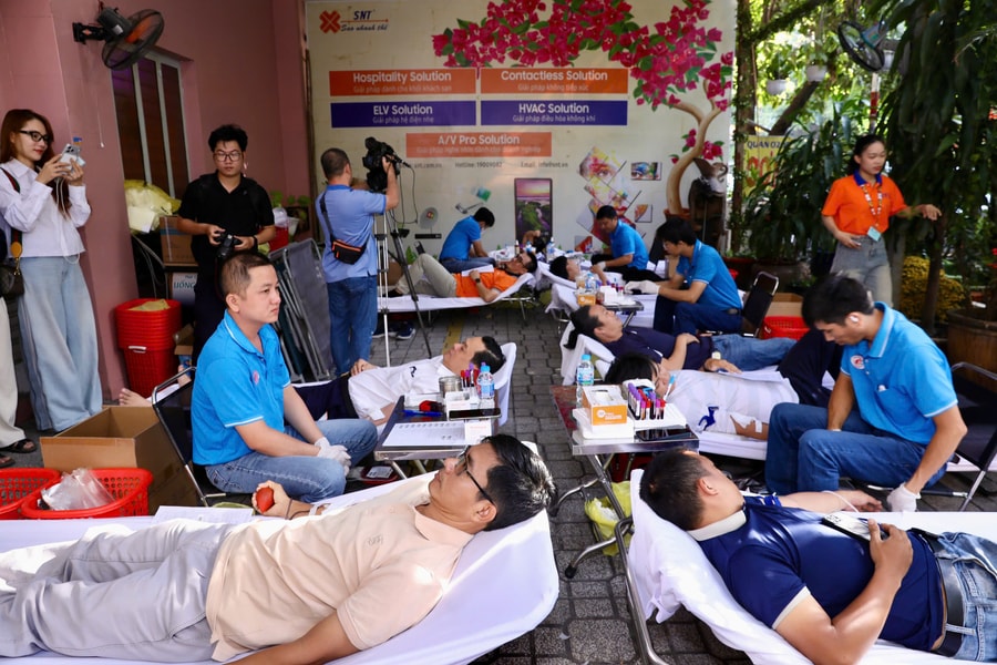 Doanh nghiệp chung tay hiến máu, lan tỏa tinh thần sẻ chia