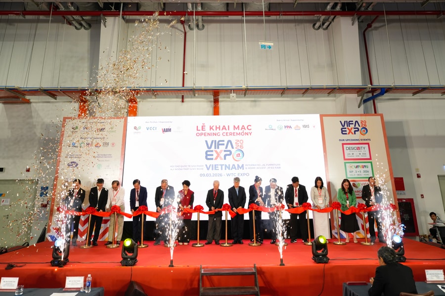 TP.HCM: Hơn 650 doanh nghiệp tham gia hội chợ xuất khẩu đồ gỗ VIFA EXPO 2026