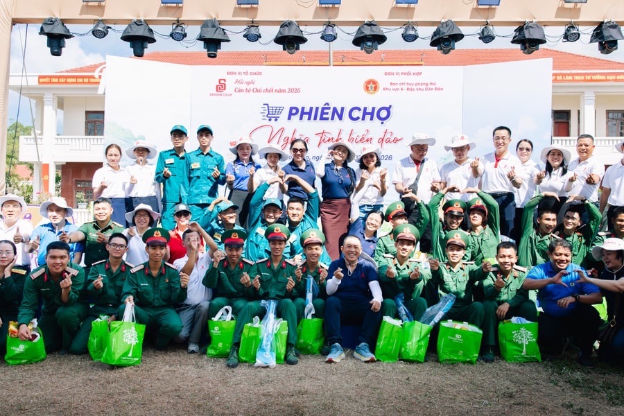 Saigon Co.op đưa “phiên chợ nghĩa tình” ra Côn Đảo