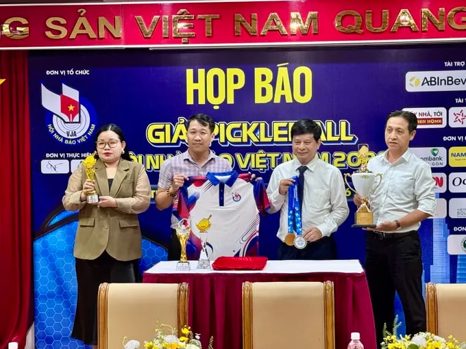 Lần đầu tổ chức giải pickleball quy mô toàn quốc cho người làm báo