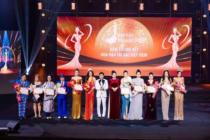 Hoa hậu Tài sắc Việt 2026 khép lại ấn tượng, lộ diện các danh hiệu cao nhất