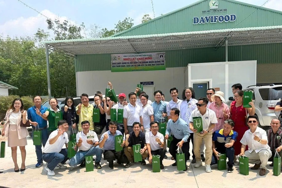 CLB Doanh nhân Quảng Trị đẩy mạnh giao thương qua chương trình tham quan DaviFood