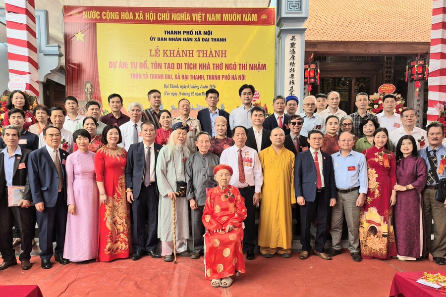 Khánh thành công trình tu bổ di tích Danh nhân Ngô Thì Nhậm: Gìn giữ giá trị văn hiến, lan tỏa truyền thống