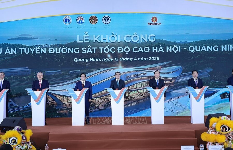 Khởi công tuyến đường sắt tốc độ cao Hà Nội - Quảng Ninh hơn 5,6 tỷ USD