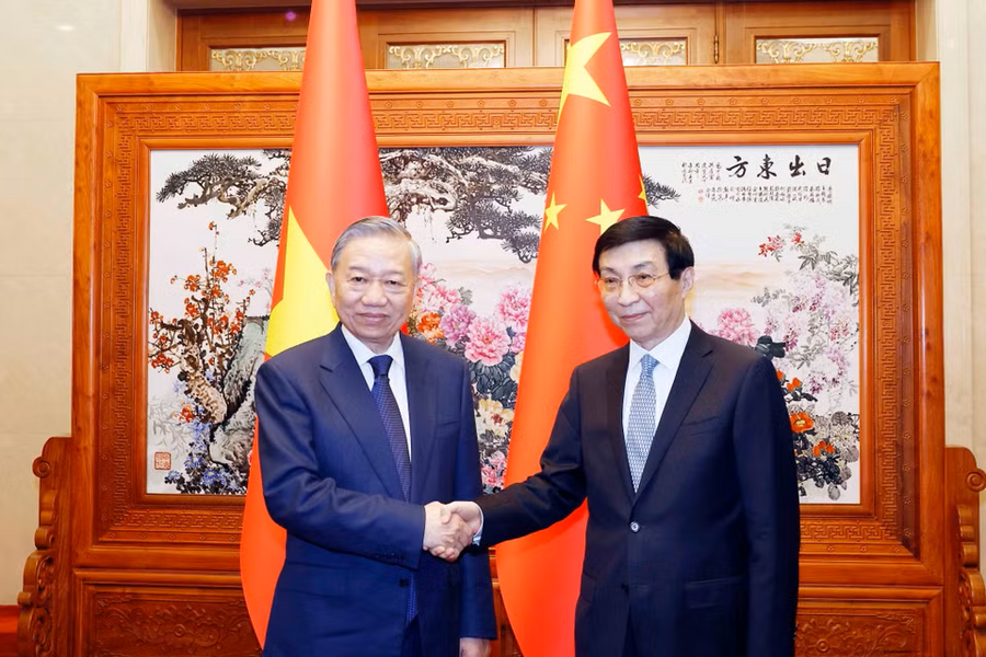 Tổng Bí thư, Chủ tịch nước Tô Lâm hội kiến Chủ tịch Chính hiệp toàn quốc Trung Quốc Vương Hộ Ninh