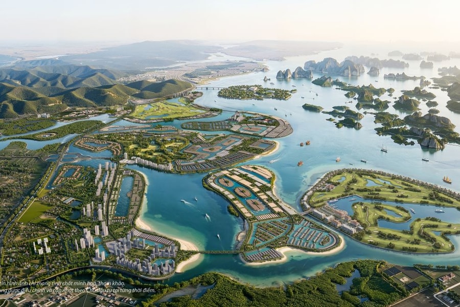 Giải mã siêu hệ thống Lagoon 680 ha lớn nhất miền Bắc tại Vinhomes Global Gates Hạ Long