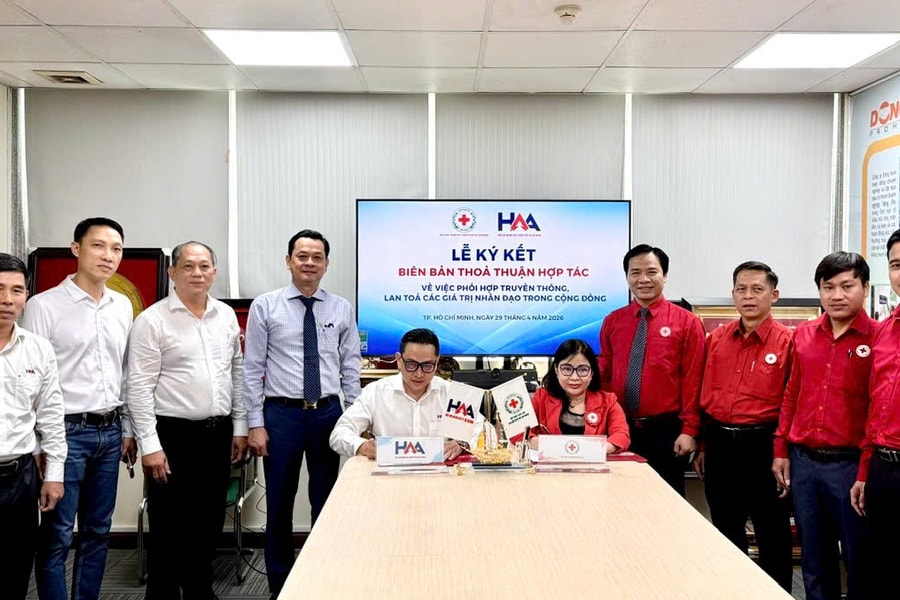 Hội Chữ thập đỏ TP.HCM và Hiệp hội Quảng cáo TP.HCM ký kết hợp tác chiến lược