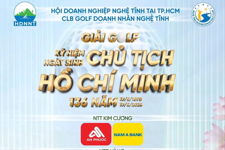 Sắp diễn ra Giải golf kỷ niệm 136 năm Ngày sinh Chủ tịch Hồ Chí Minh