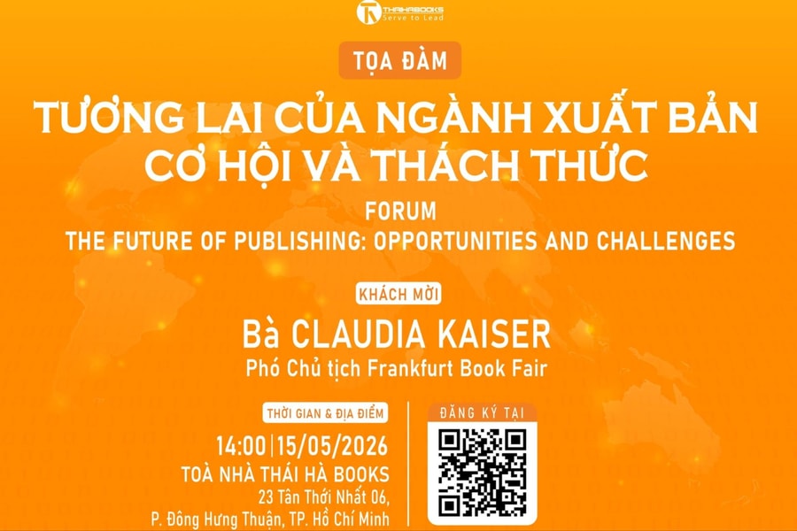 Sắp diễn ra tọa đàm “Tương lai của ngành xuất bản - Cơ hội và thách thức” tại TP.HCM