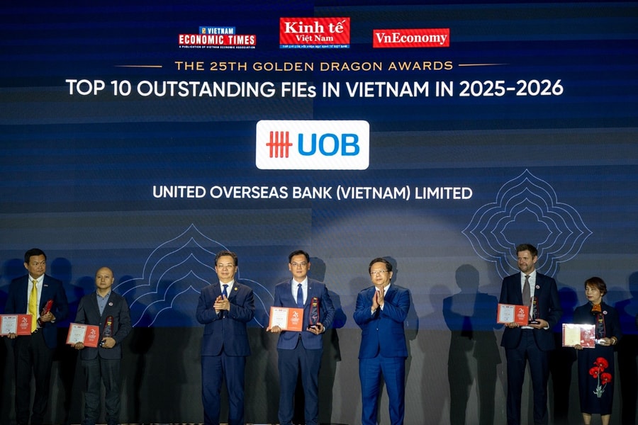 UOB Việt Nam được vinh danh “Ngân hàng tốt nhất cho doanh nghiệp FDI”