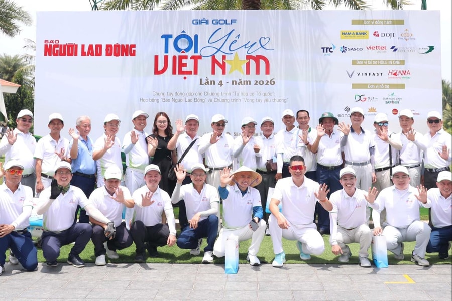 Giải Golf “Tôi yêu Việt Nam” lần 4 năm 2026: Tiếp tục lan tỏa giá trị kết nối cộng đồng