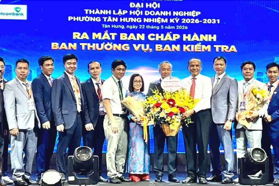 Thành lập Hội Doanh nghiệp phường Tân Hưng nhiệm kỳ 2026-2031