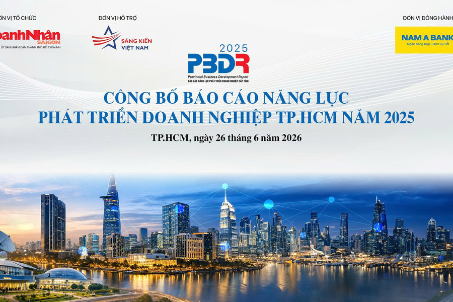 Hôm nay, chính thức công bố Báo cáo năng lực phát triển doanh nghiệp TP.HCM 2025